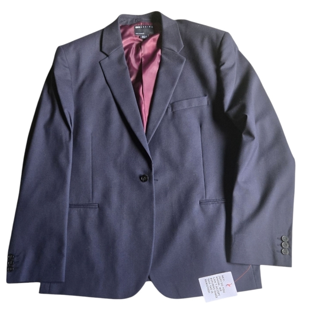 New Asos Men's Classic Navy Blazer Size 46
